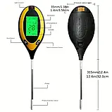 Професійний аналізатор ґрунту 4 в 1 ST-02  ( AMT-300 , КСВ-300 ) з підсвічуванням, фото 5