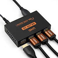 HDMI сплітер 1 в 4 порти Full HD 2K 4K 1080p
