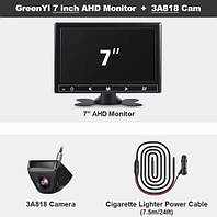 Монітор GreenYi 4,3/5/7 дюймів AHD IPS  1080P нічного бачення  170° камера водонепроникна