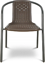 Садовий стілець Focus Garden Simple коричневий, фото 2