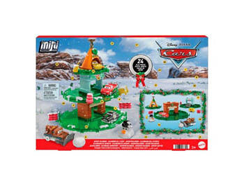Адвент-календар із мінігонщиками Disney "Тачки" HXT34