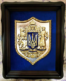 Панно Герб України срібло, позолота