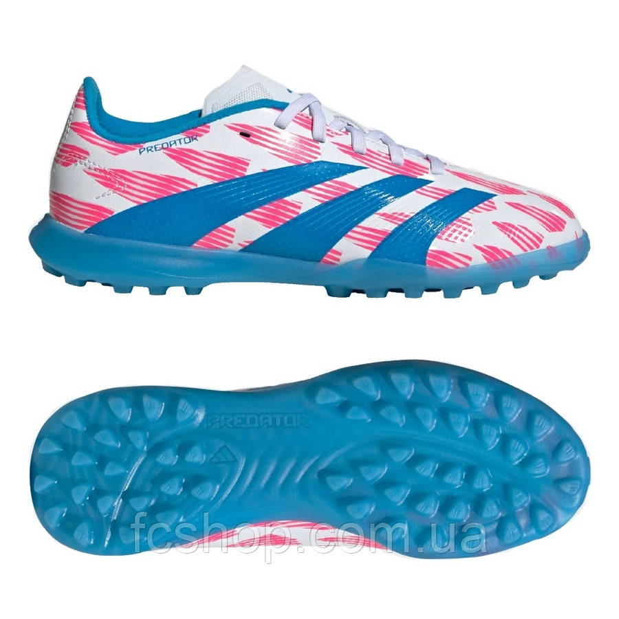 Дитячі сороконіжки Adidas Predator League Turf ID3427, Блакитний, Розмір (EU) — 29