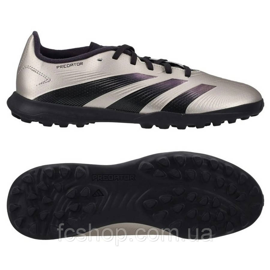 Дитячі сороконіжки Adidas Predator League Jr TF IF6414, Срібло, Розмір (EU) — 28, фото 1