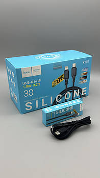 Кабель HOCO X101 Type-C to  iPhone Assistant PD 27W silicone charging data cable 1м