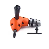 Кутова насадка під шуруповерт адаптер 90 град. з кулачковим патроном