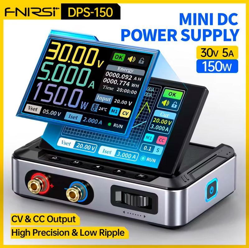 FNIRSI DPS150 імпульсний лабораторний блок живлення: 0-30В, 0-5A