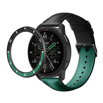 Безель для смарт годинника Xiaomi Watch S3/S4 Black-green