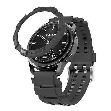 Безель для смарт годинника Xiaomi Watch S3 Black Sport