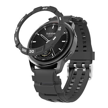 Безель для смарт годинника Xiaomi Watch S3 Black-white Sport
