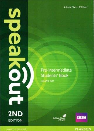 Speakout 2nd Pre-Intermediate SB+DVD (підручник)