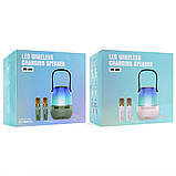 Блютуз колонка з мікрофоном Bluetooth Speaker & 1 Microphone  A68 Blue, фото 3