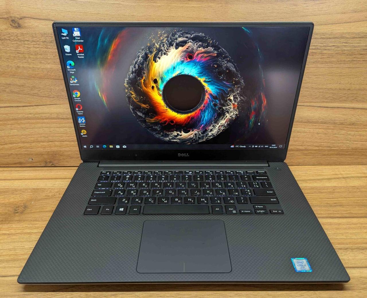 Б/в Ноутбук Dell Precision 5520 15.6" 1920x1080| Core i7-7820HQ| 16 GB RAM| 512 GB SSD| Quadro M1200 4GB