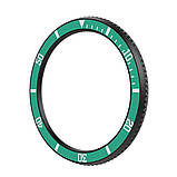 Безель Green та силіконовий ремінець для смарт годинника Xiaomi Watch S3/S4, фото 6