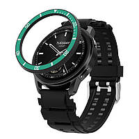 Безель для смарт годинника Xiaomi Watch S3/S4 Green-black