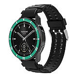 Безель Green та силіконовий ремінець для смарт годинника Xiaomi Watch S3/S4, фото 4
