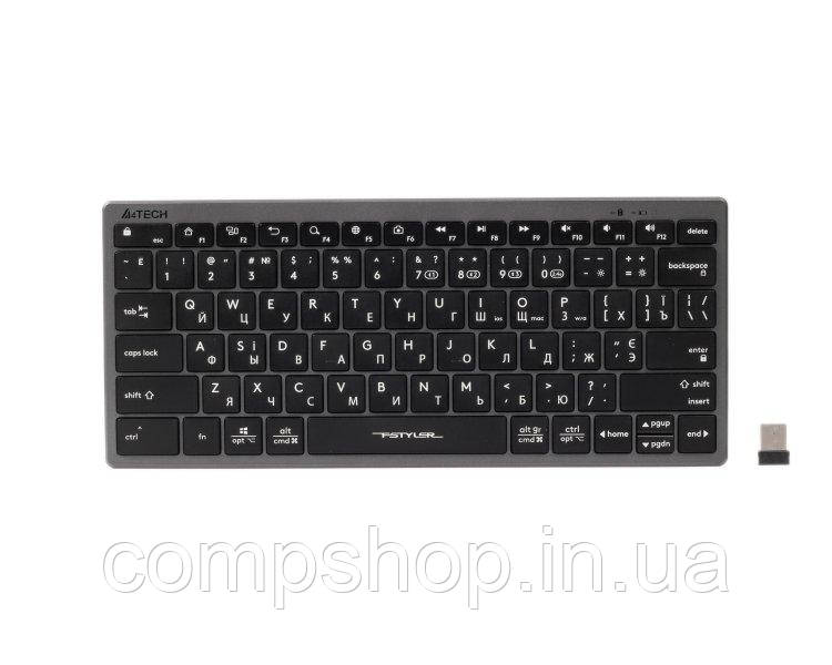 Клавіатура A4Tech FBX51C Grey Wireless (код 135605)