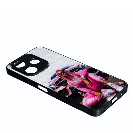 Чехол Prisma Ladies New для Xiaomi Redmi 13/Poco M6 Pink Car, фото 2