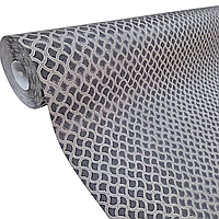 Шпалери вінілові на флізеліновій основі 10,05 × 1,06 м Marburg 57561, чорні, сірі для вітальні, спальні, коридору