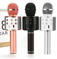 Караоке Wester WS-858 Бездротовий стереомікрофон із динаміком і Bluetooth ORG