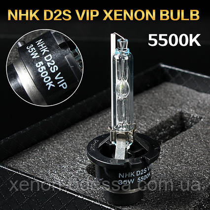 Лампа ксенон D2S 5500K NHK VIP Version (колби Philips UV) / D2S 5500 K NHK VIP Version (Philips raw UV tube), фото 1