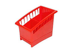 Сушарка пластикова для столових приладів 195 01 червон ТМ LAMELA Solmir