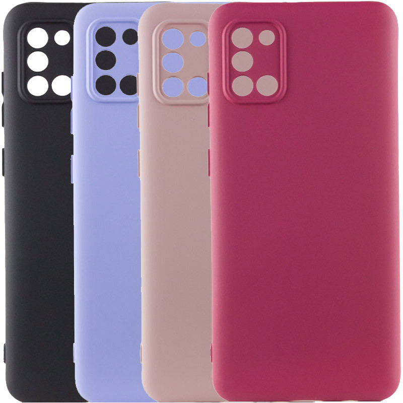 Чохол TPU GETMAN Liquid Silk Full Camera для Samsung Galaxy A31