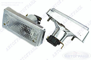 Підфарник 2101, 2102 передні (хром корпус) (2-х конт) (к-кт 2 шт) АВТОГРАНД