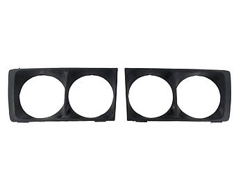 Облицювання фар 2106 чорні (окуляри фар) (к-кт 2 шт)