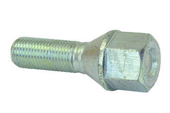 Болт колеса 2101-2107, 2108-2115 на литий диск зі спідницею (титан) (М12х1.25х30.5) БелЗАН