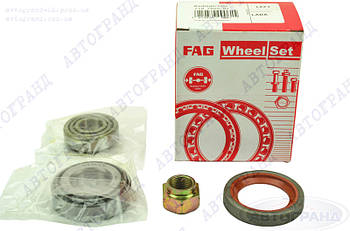 Ремкомплект маточини 2101-2107 передній лівий (підшипник 2 шт, сальник, гайка) FAG