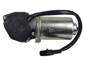 Моторедуктор склоочисника 2170, 2171, 2172, 1117, 1118, 1119, 2123, 2110 н/з вал d-10 мм (євророз'єм) Flagmus