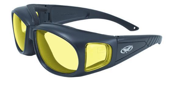 Окуляри захисні з ущільнювачем Global Vision Outfitter (yellow) Anti-Fog, жовті, фото 1
