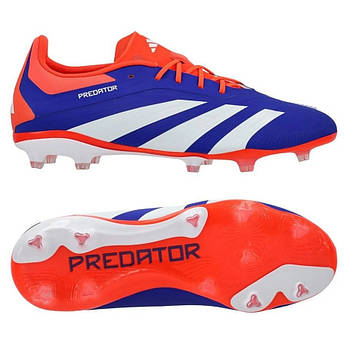 Футбольні дитячі бутси Adidas Predator Elite Firm Ground Performance IF6360, Синій, Розмір (EU) — 38