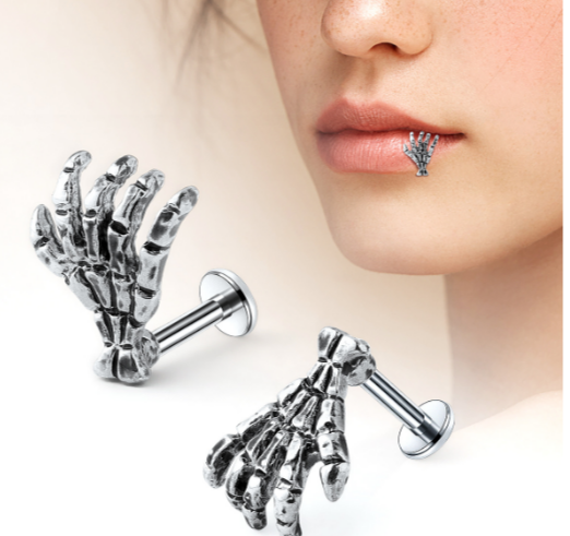 Прикраса для пірсингу губи. Сережки для губ, фото 1