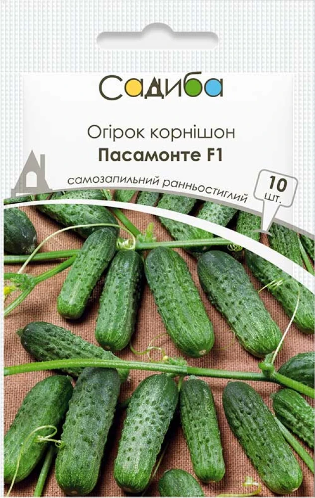 Огірок Пасамонте F1 10 насіння Syngenta, фото 1