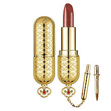 Розкішна преміальна помада Mi Luxury Lipstick з ефектом тину та 24-каратним золотим покриттям 35 Brown