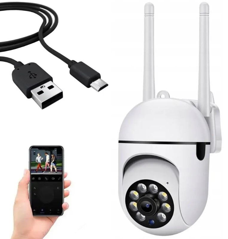 IP-камера NJ PRO для вулиці, з поворотним механізмом, WIFI і датчиком руху