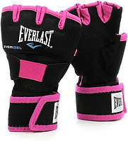 Бинти-рукавички Everlast EVERGEL HAND WRAPS чорний, рожевий Жін S/M original Акція Знижка