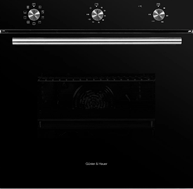 Електрична духова шафа EOM 866 BL з механічним керуванням та трьома стеклами.