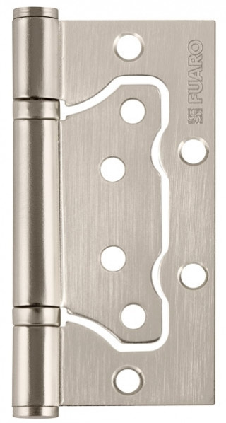 Петля метелик без врізки FUARO 500-2BB 100x75 PN (мат. нікель), 1 шт., фото 1