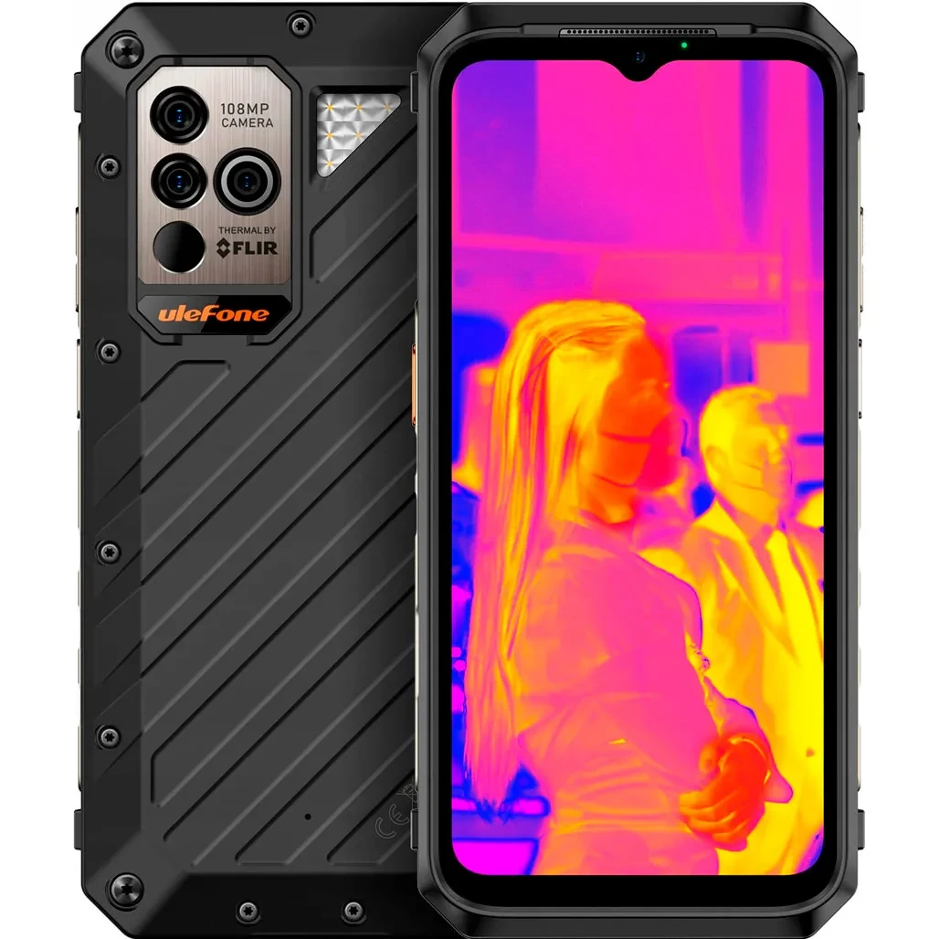 Смартфон Ulefone Power Armor 18T Ultra 12/512GB Black  Тепловізор