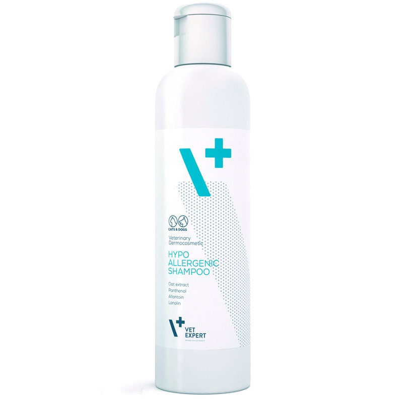 Шампунь для котів і собак Hypoallergenic лікувально-косметичний для чутливої шкіри 250 мл Vet Expert