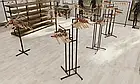 Стійка "CRAB" чорна. Вішало для речей у магазин. Торговельне обладнання під тремпеля, вішалки., фото 10