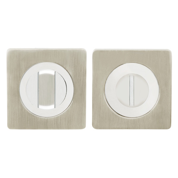 Ручка поворотна Ajax BK6 JK SN/CP-3 матовий нікель/хром, фото 1