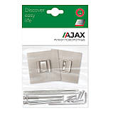 Ручка поворотна Ajax BK6.K.JS51(BK6 JS) SN/CP-3 матовий нікель/хром, фото 3