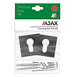 Накладка під циліндр Ajax ET.K.JS51(ET JS) BL-24 чорний, фото 2