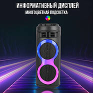 Портативна Bluetooth колонка потужністю 25 Вт на 3000 мАг ZQS6220 Чорна, фото 6