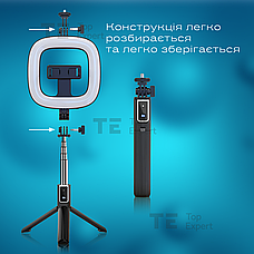 Лампа кільцева LED 15 см 6" Earldom ET-ZP21 лампа для селфі лампа для тік току кільцева лампа від повербанка, фото 3