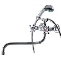 Змішувач для ванної кімнати з душем MASTER 141 кераміка